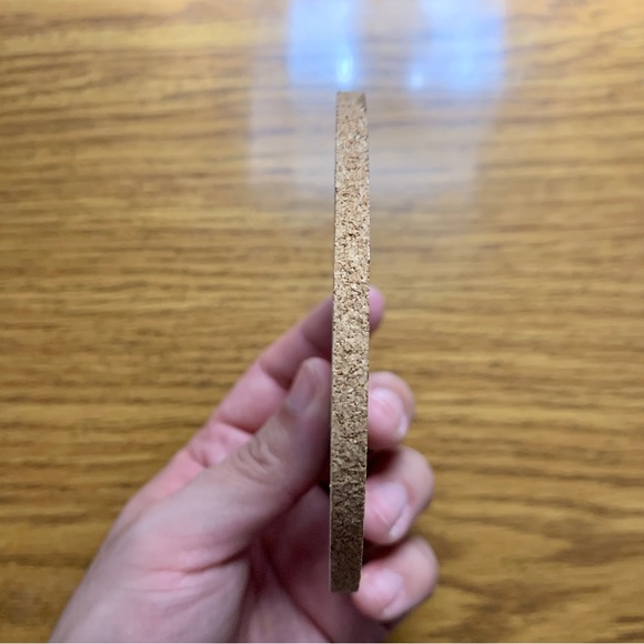 Happily Married Laser Engraved Cork Coaster - Picture 4 of 6